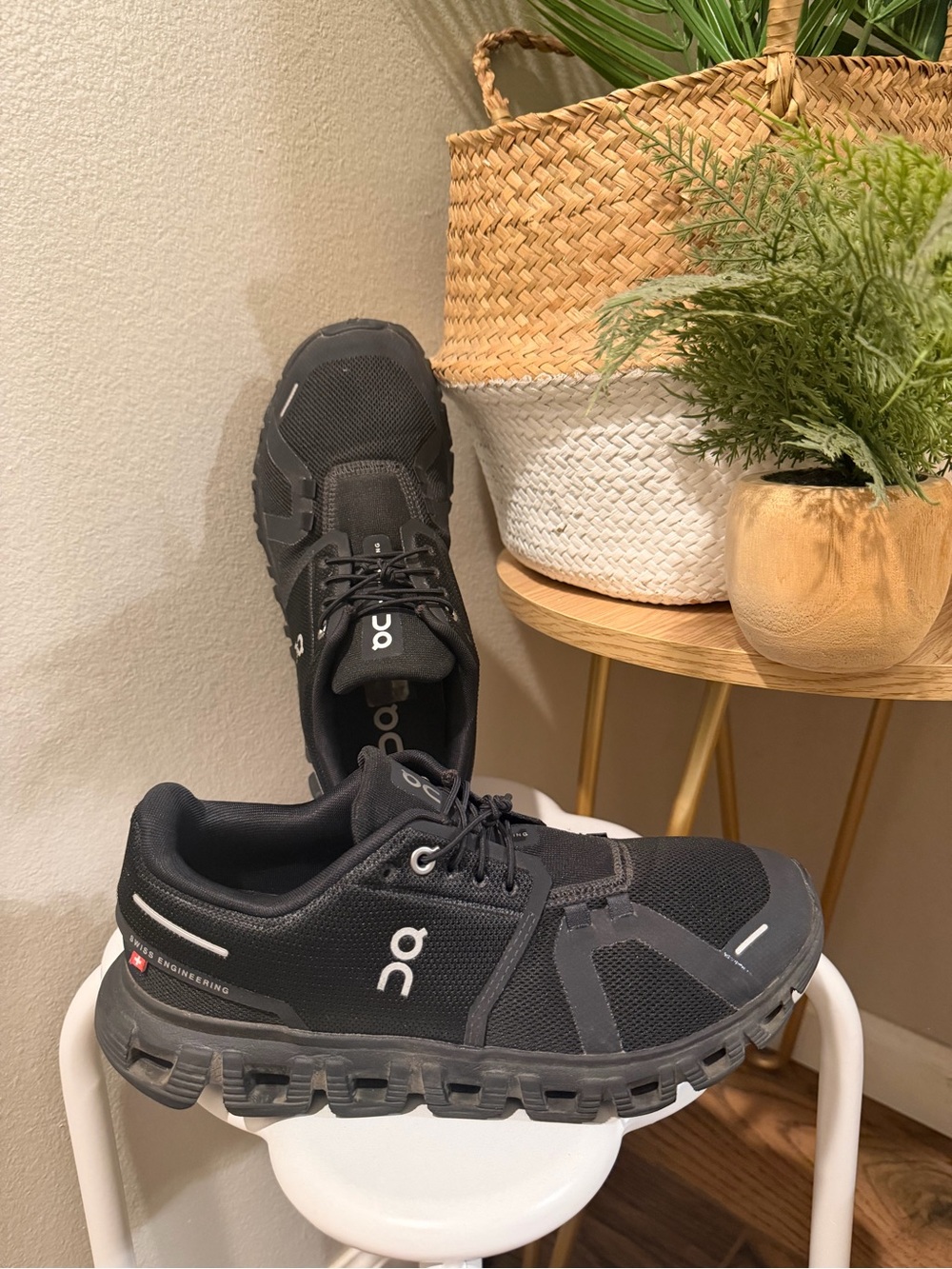 On Running Women's Black Cloudventure Lightweight Trail Sneakers